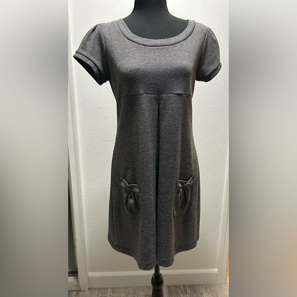 En Focus Petite Mini Dress - 10p - Gray - Used